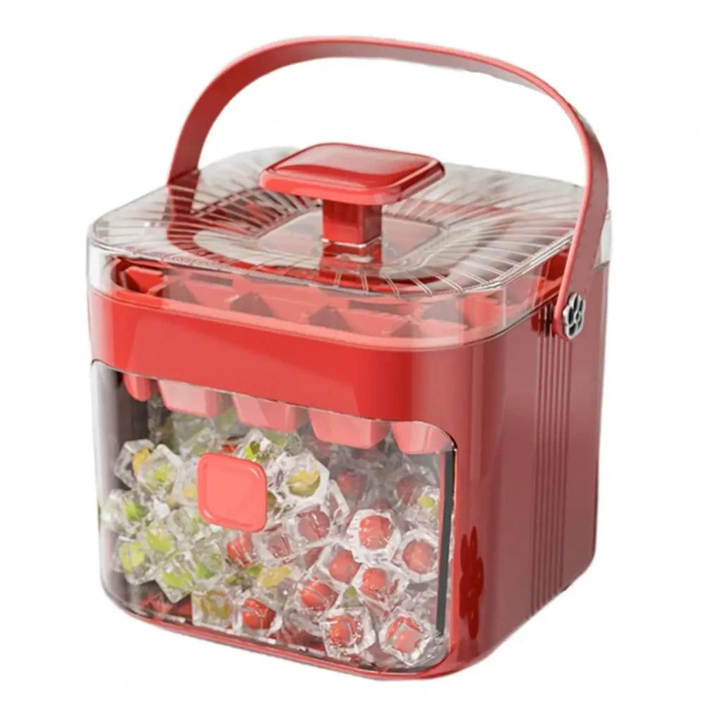Transparent Ice Cube Storage Box