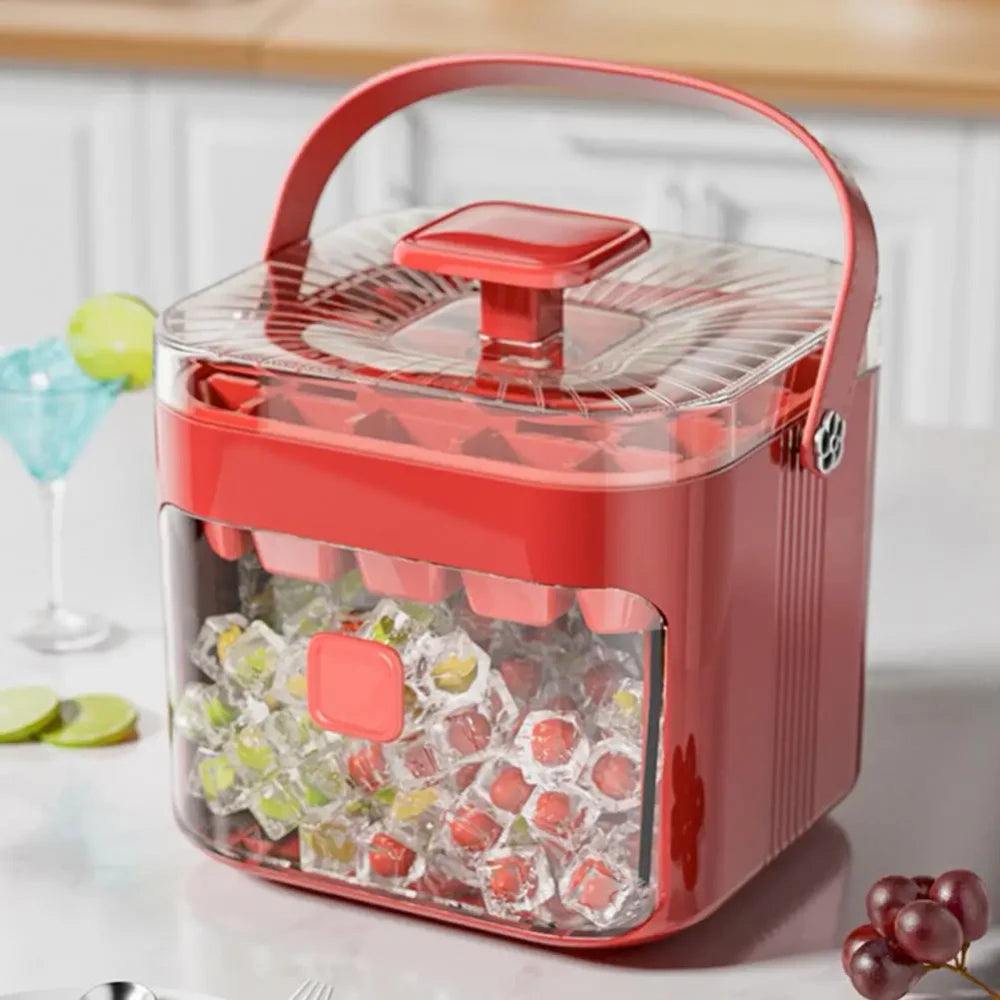 Transparent Ice Cube Storage Box