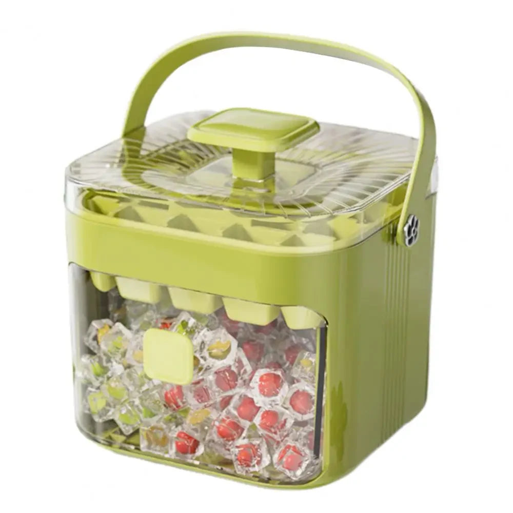 Transparent Ice Cube Storage Box