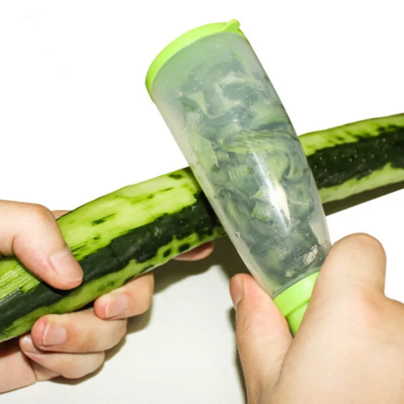 Vegetable Peeler with Waste Container