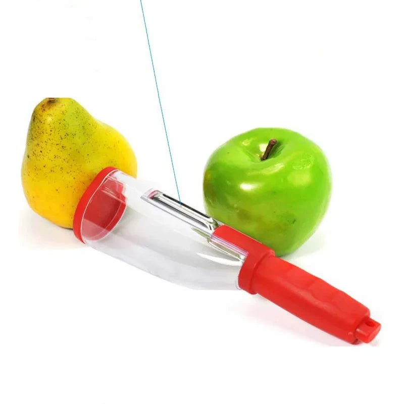 Vegetable Peeler with Waste Container