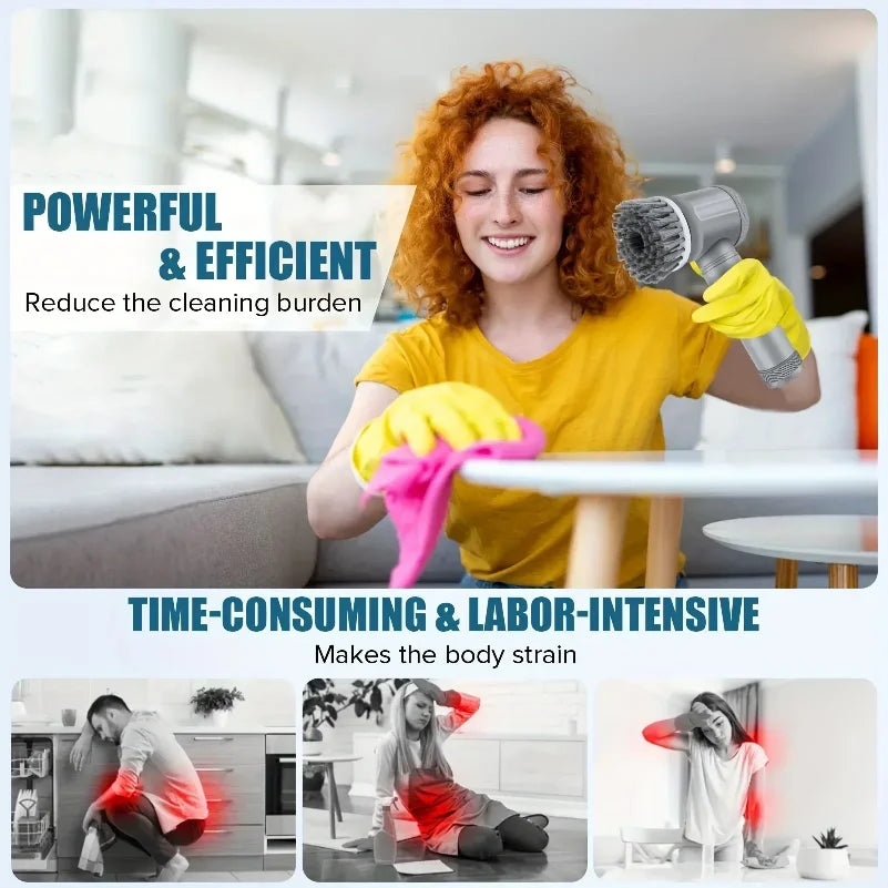 SparkleSpin Cordless Pro Bathroom Scrubber