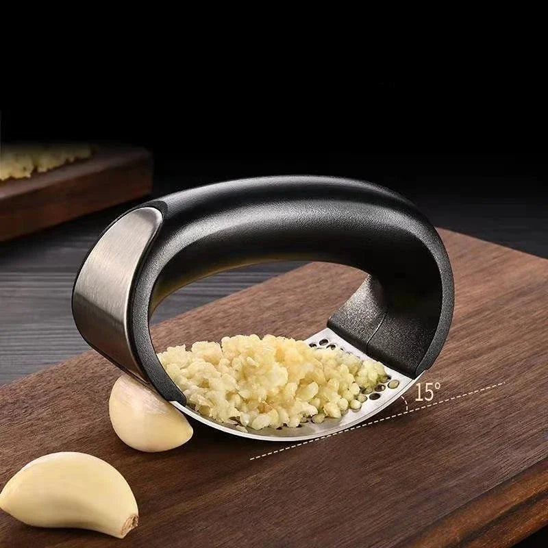 Stainless Garlic Press Manual Crusher