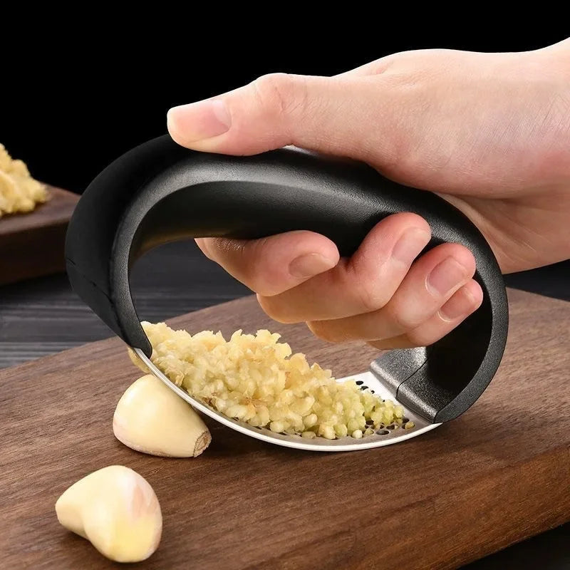 Stainless Garlic Press Manual Crusher